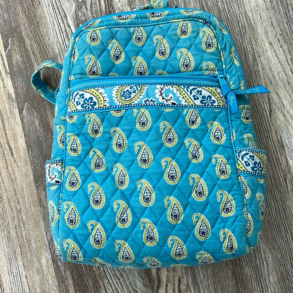 Vera Bradley quilted small backpack